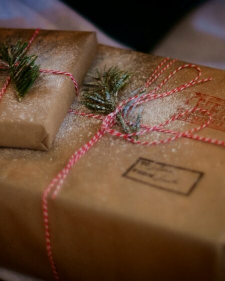 brown gift box